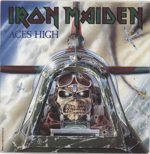 IRON MAIDEN 国内盤LP Aces High Iron Maiden – Aces High – Vinyl (Initial first printing obi with
